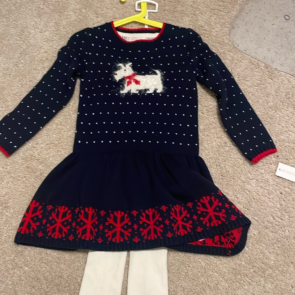 New Maggie & Zoe girls sweater dress size S